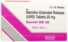 Baclof Od 20 Tablet 15 Baclof Od 20 Tablet 15