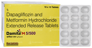 Damita M 5/500 Tablet 15