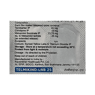Telmikind Lnb 25 Tablet 10