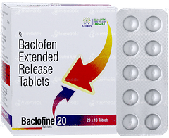 Baclofine 20 Tablet 10