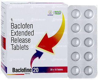 Baclofine 20 Tablet 10