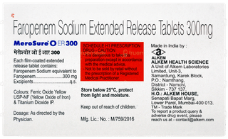 Merosure O Er 300 Tablet 10