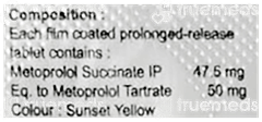 Metopace Xr 50Mg Tablet 10 Metopace Xr 50Mg Tablet 10