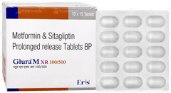 Glura M Xr 100/500 Tablet 15
