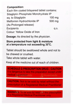 Glura M Xr 100/500 Tablet 15