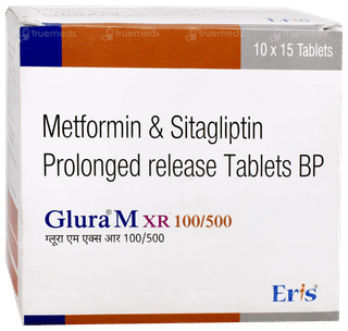 Glura M Xr 100/500 Tablet 15