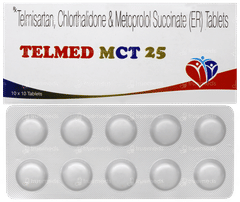 Telmed Mct 25 Tablet 10