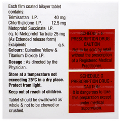 Telmed Mct 25 Tablet 10 Telmed Mct 25 Tablet 10
