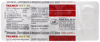 Telmed Mct 25 Tablet 10