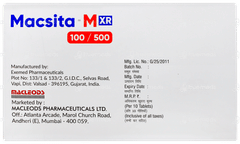 Macsita M Xr 100/500 Tablet Er 10 Macsita M Xr 100/500 Tablet Er 10