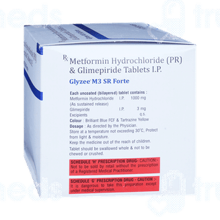 Glyzee M3 Sr Forte Tablet Pr 15