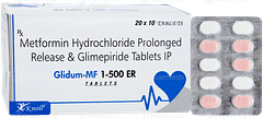 Glidum Mf 1-500 Er Tablet 10