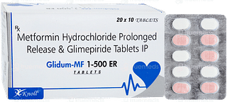 Glidum Mf 1 500 Er Tablet 10