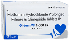 Glidum Mf 1-500 Er Tablet 10 Glidum Mf 1-500 Er Tablet 10
