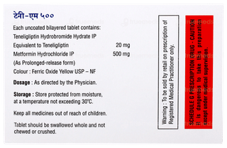 Tenee M 500 Tablet Pr 10