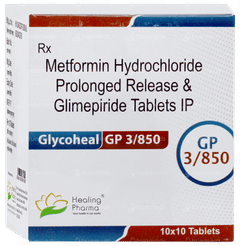 Glycoheal Gp 3/850 Tablet Pr 10 Glycoheal Gp 3/850 Tablet Pr 10