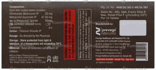 Olmevac M 20/50 Tablet 10