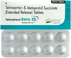 Telmaheal Beta 50 Tablet 10 Telmaheal Beta 50 Tablet 10