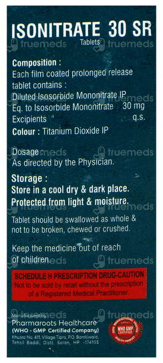Isonitrate 30 Sr Tablet 10