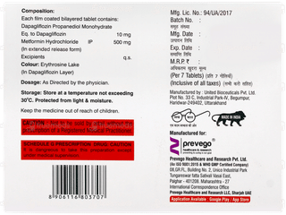 Dapaflozin M Tablet 7