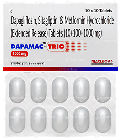 Dapamac Trio 1000mg Tablet 10