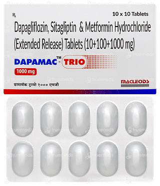 Dapamac Trio 1000mg Tablet 10