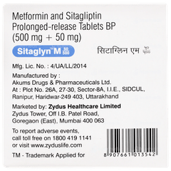 Sitaglyn M 50/500 Tablet Pr 10