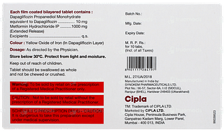 Cipdapla M 10/1000 Tablet 10
