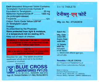Teneblu M Forte Tablet Pr 15