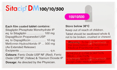 Sitacip Dm 100/10/500 Tablet 10