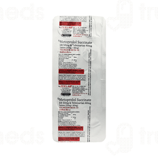 Telmizem Beta 50 Mg Tablet Er 10
