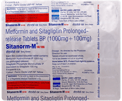 Sitanorm M 100/1000 Tablet 15 Sitanorm M 100/1000 Tablet 15