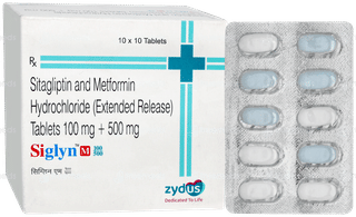 Siglyn M 100/500 Tablet 10