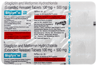 Siglyn M 100/500 Tablet 10