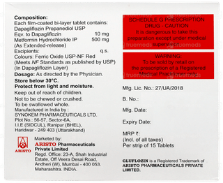 Gluflozin Mf 10/500 Tablet 15