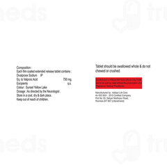 Divaril 750 MG Tablet Xr 10 Divaril 750 MG Tablet Xr 10