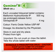 Geminor M 4 Tablet 15 Geminor M 4 Tablet 15
