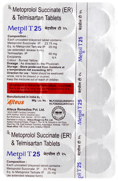 Metpil T 25 Tablet 15