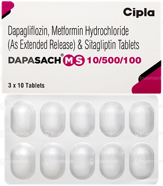 Dapasach Ms 10/500/100 Tablet 10