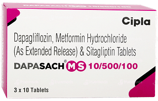 Dapasach Ms 10/500/100 Tablet 10