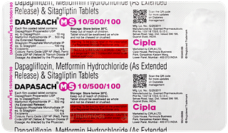 Dapasach Ms 10/500/100 Tablet 10