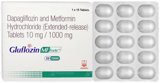 Gluflozin Mf Forte 10/1000 Tablet 15