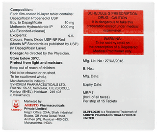 Gluflozin Mf Forte 10/1000 Tablet 15