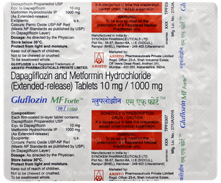 Gluflozin Mf Forte 10/1000 Tablet 15