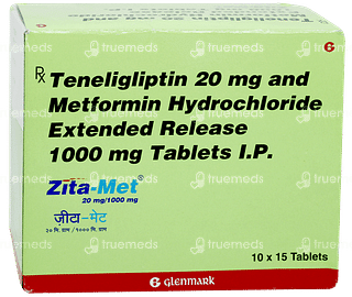 Zita Met 20mg/1000mg Tablet 15