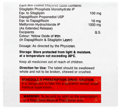 Sitabite Dm 100/10/1000 Tablet Er 10