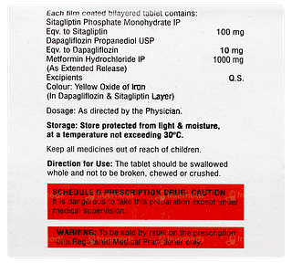 Sitabite Dm 100/10/1000 Tablet Er 10