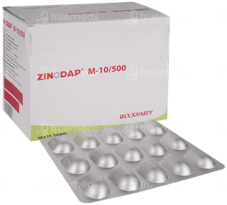 Zinodap M 10/500 Tablet 15