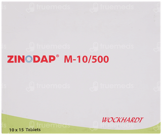Zinodap M 10/500 Tablet 15