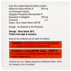 Sitabite M 100/500 Tablet 10 Sitabite M 100/500 Tablet 10